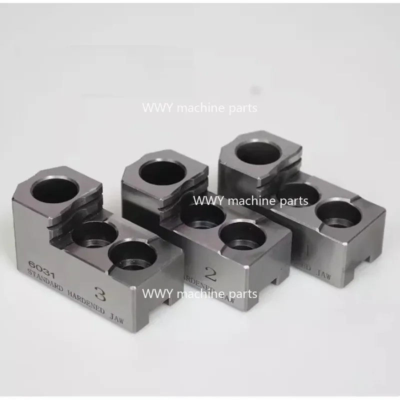 Suitable for HJ-05 HJ-06 HJ-08 Mechanical CNC Lathe Hydraulic Chuck Hard Jaw Hydraulic Chuck Hard 3-jaw