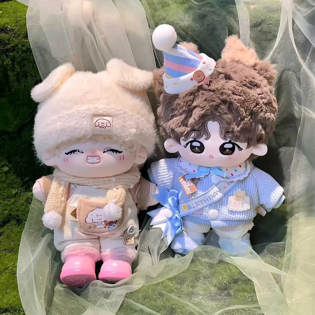 20cm 게임 애니메이션 방탄소년단 BTS 김태형 굿즈 바디 플러시 인형 장난감 소프트 드레스업 코튼 키즈 선물