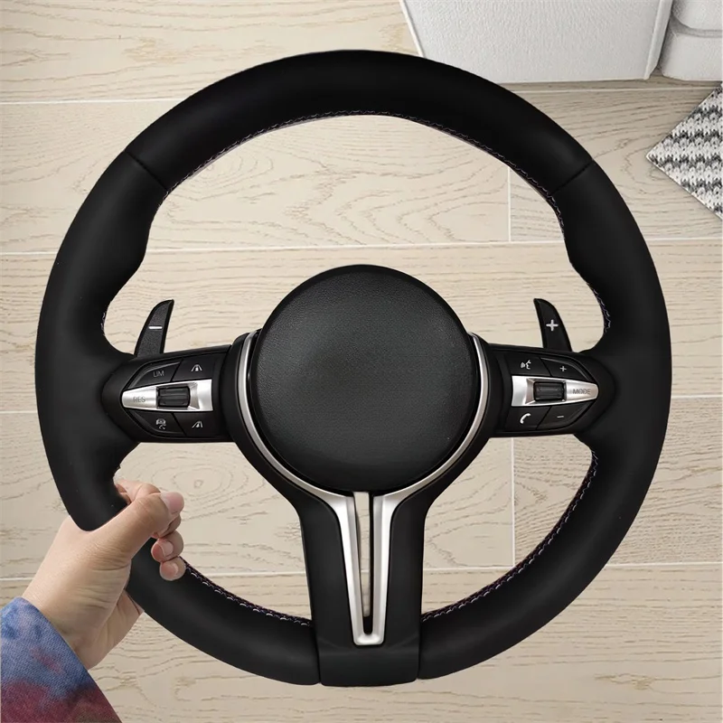 Car Steering Wheel With Paddle Shifter For BMW M Sport F-Chassis F80 F82 F87 F12 F13 F86 F33 M2 M3 M4 M5 M6 F85 X5 X6 F30