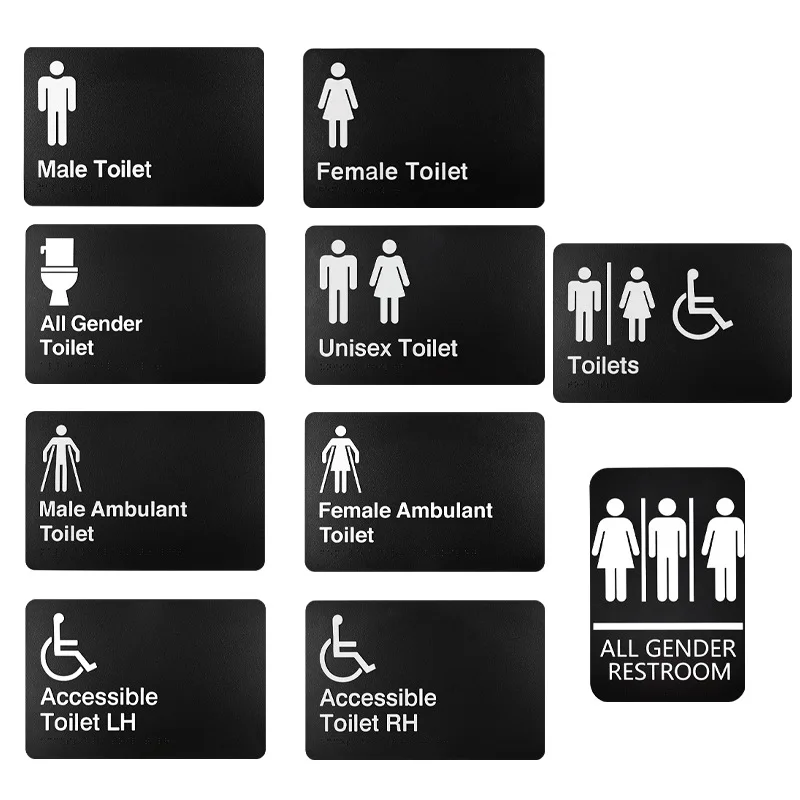 1PC Braille signage, guidance signs for the blind, house number signs, number signs