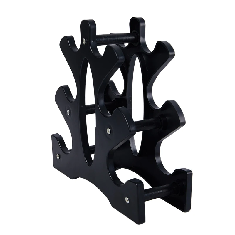 Dumbbell armazenamento Rack Stand, ginásio Dumbell peso Rack, casa e escritório, 3-Tier