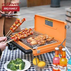 Grill rodzinny Grill gazowy Grill Harbecue pełny zestaw przenośnego grilla domowego ze stali nierdzewnej na zewnątrz