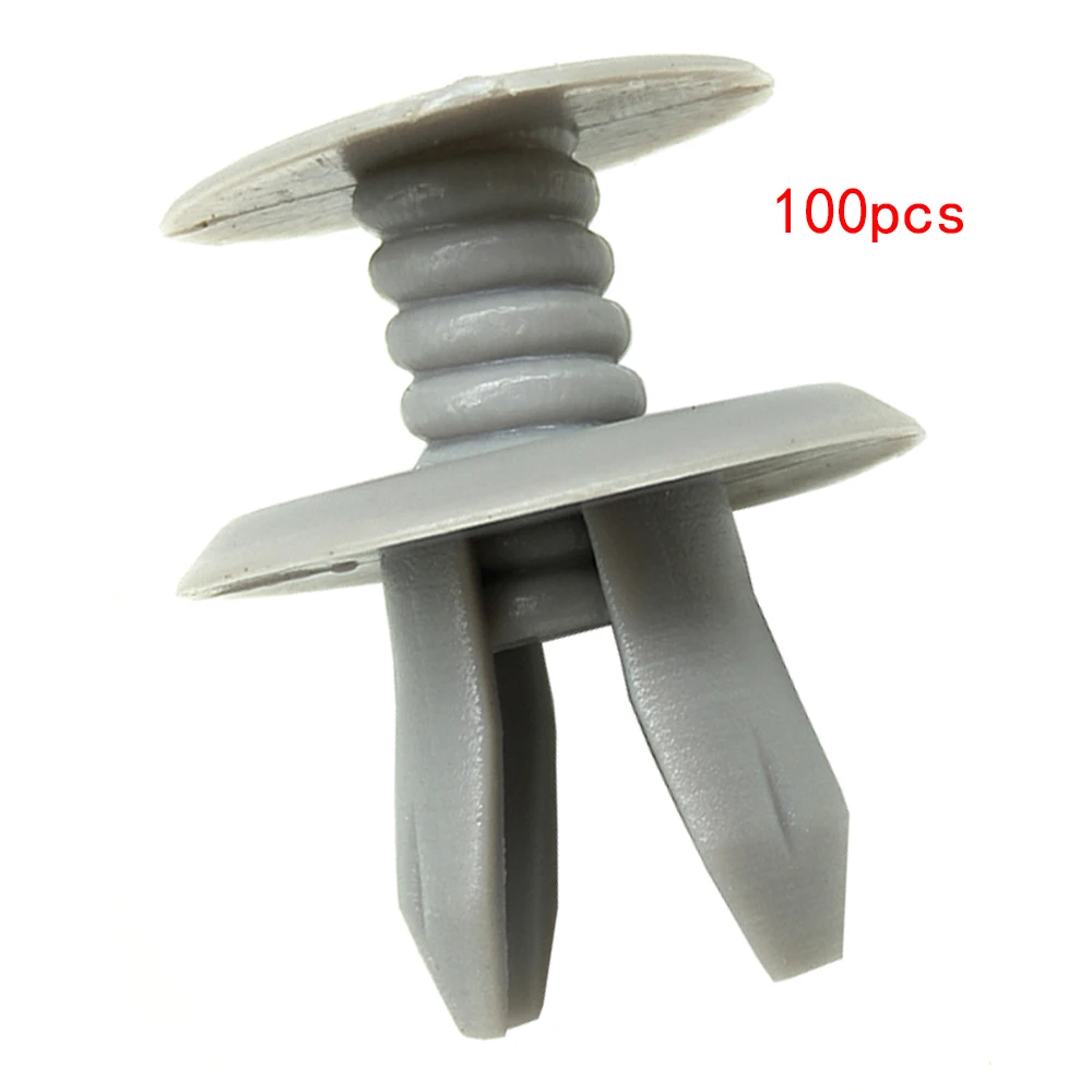 

100PCS Car Trunk Fixed Clamps B117 - Plastic Push Type Rivets Fasteners 1.8cm Universal Replacement