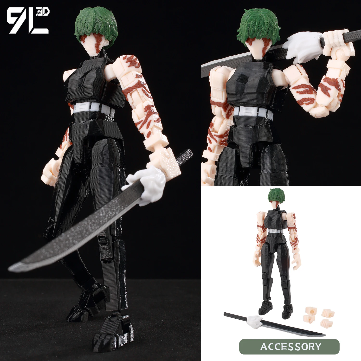 Bandai 9L3D T13 Jujutsu Kaisen Itadori Figur LUCKY13 Training Ver. JJK Titan13 beweglicher Dummy mit mehreren Gelenken, 13 Spielzeug zum Stressabbau, Geschenke 5
