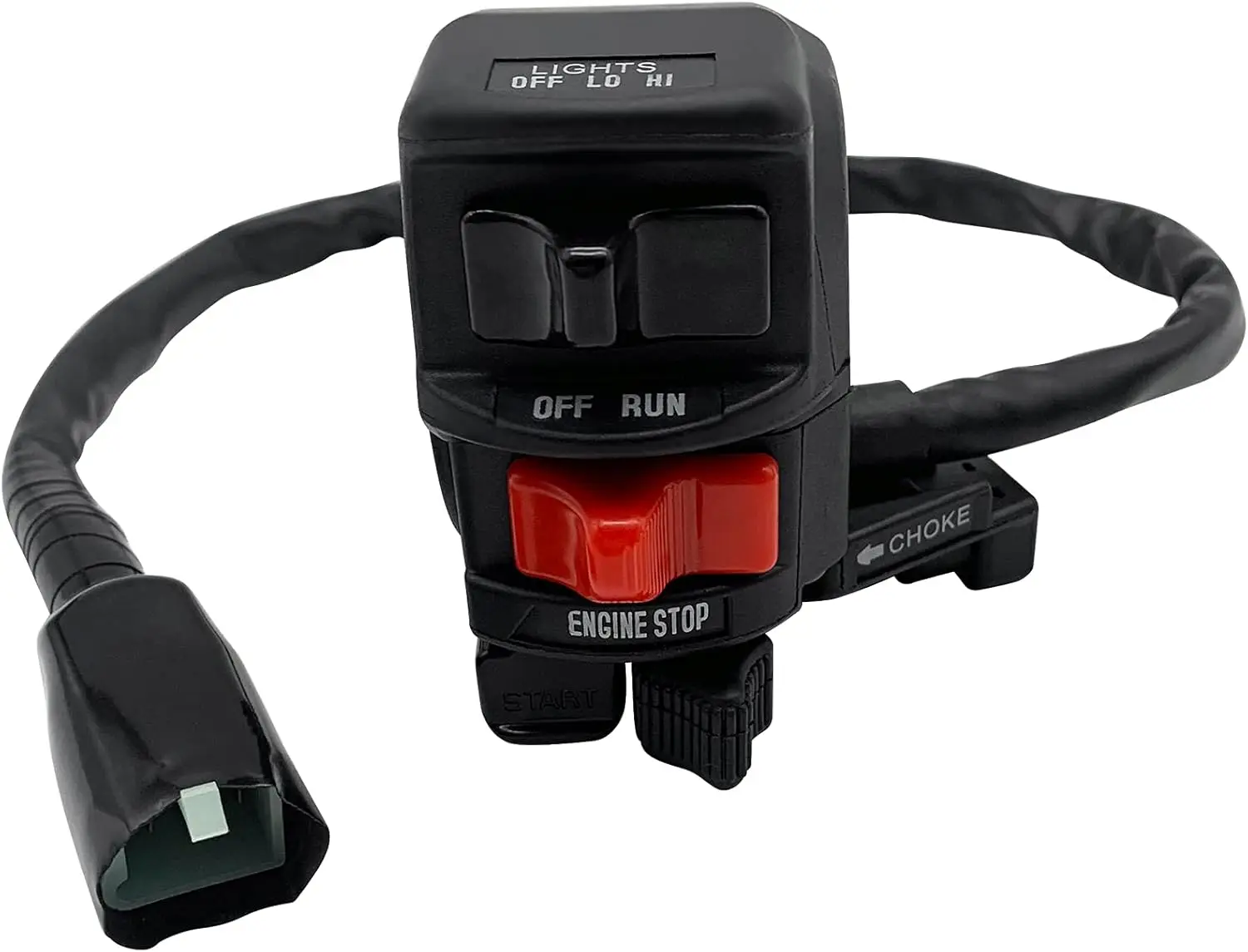 Handlebar Switch Engine Start Stop Run Off Headlight for Kawasaki Bayou 300 KLF300 Bayou 400 KLF400 Lakota 300 KEF300 Prairie 40