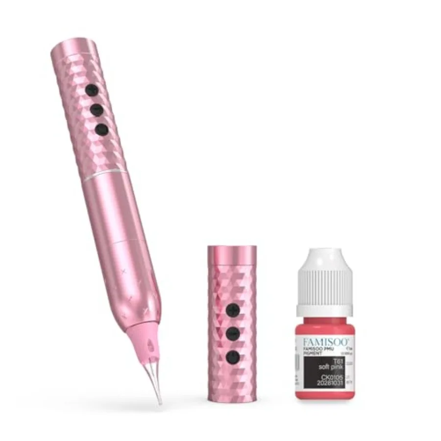 

Профессиональный набор для перманентного макияжа губ: аппарат PMU, расходные материалы для микроблейдинга, пигменты, инструменты для бровей, губ, век, SMP для долговременного эффекта