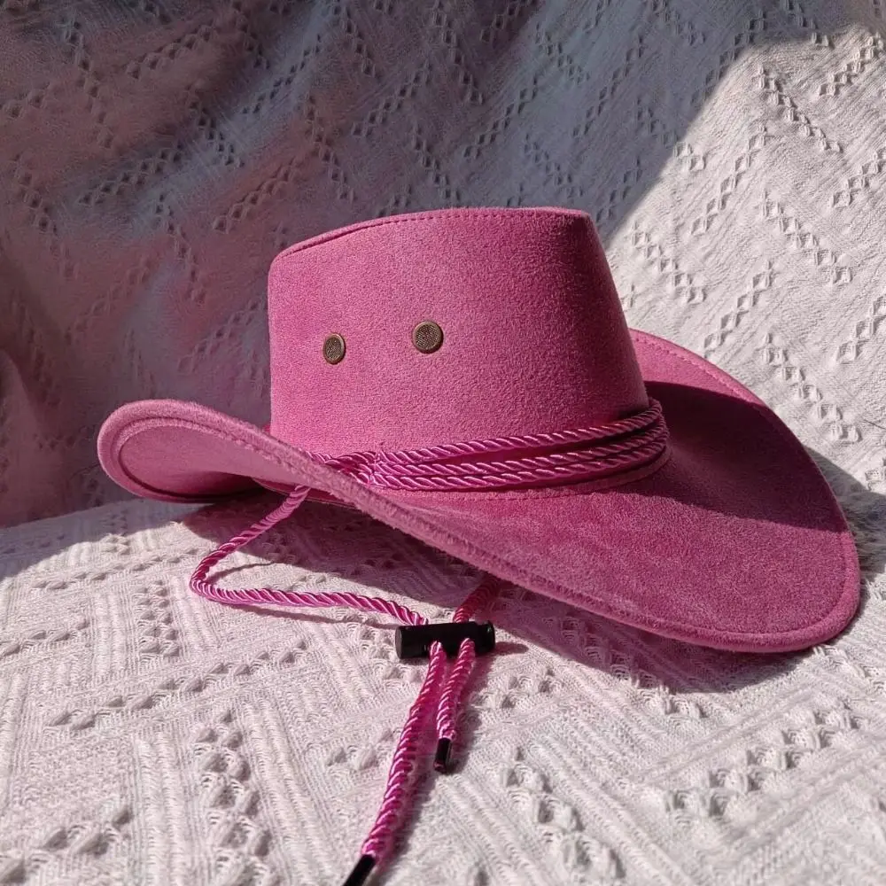 

Casual Wide Brim Western Cowboy Hat Beach Cap Knight Hat Summer Sun Hat Climbing Hat Sun Protection Cap Sunscreen Cap Outdoor