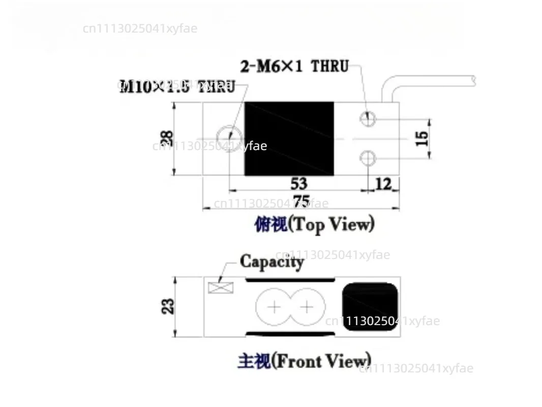 Aluminum Alloy Load Cell for Mavin NA151 NA2-200 NA4-200 20kg-200kg Weighing Sensor