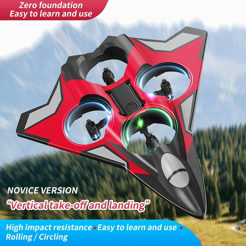 2026 UAV Remote Control Aircraft Gravity Induction Stunt Foam Light Rechargeable Durable Fall Resistant Children's Toys Gift