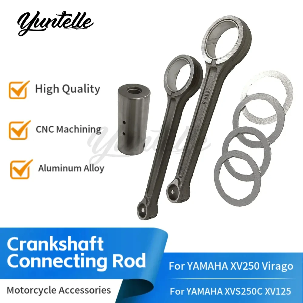 Engine Crankshaft Connecting Rod Kit For YAMAHA XV250 Virago XVS250C XV125  XV240 V Star 250 Route 66 Motorcycle Accessories