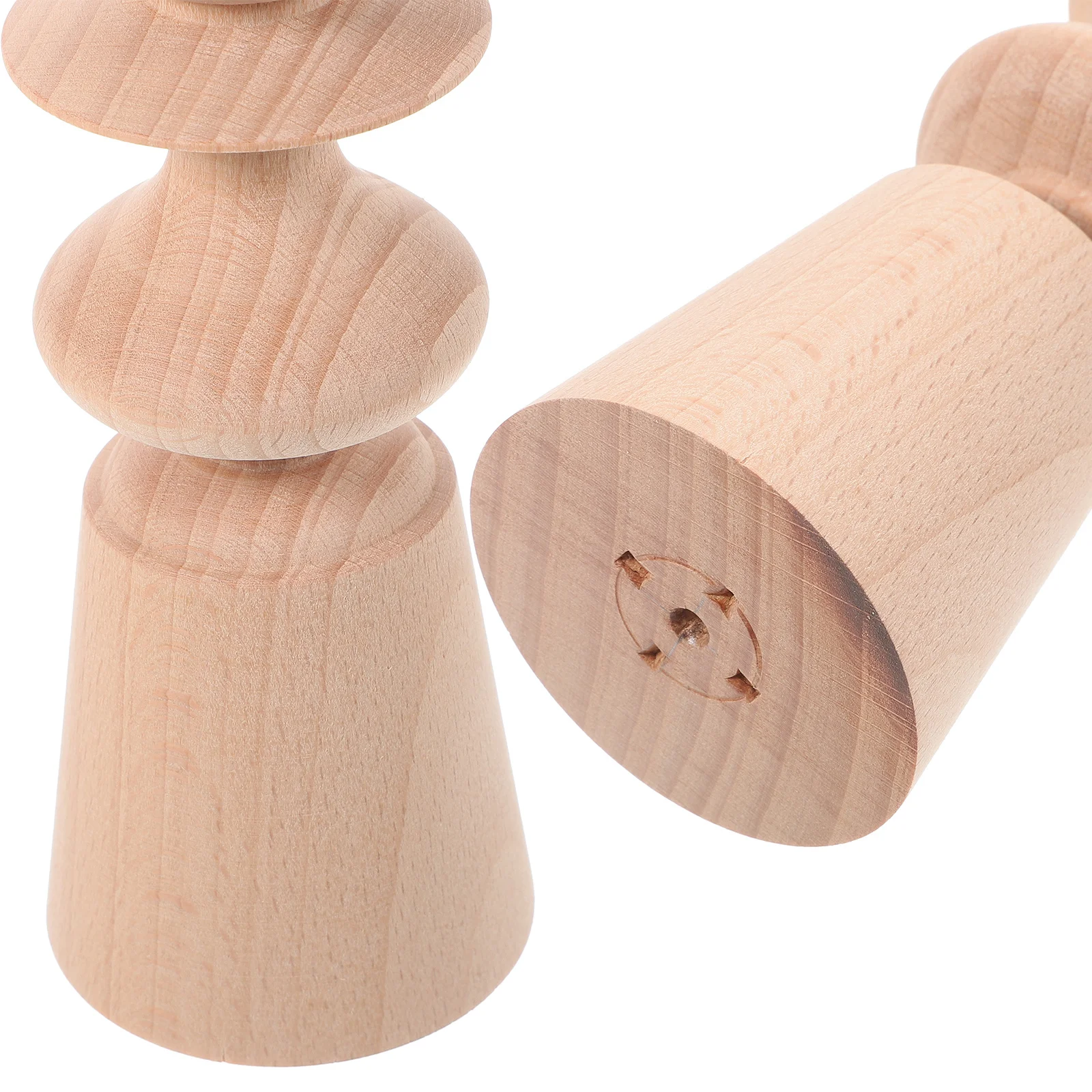 

Wood Holder Rustic Vintage Style Wooden Candlestick Table Centerpiece Wedding Party Bedroom Decorative Home Craft