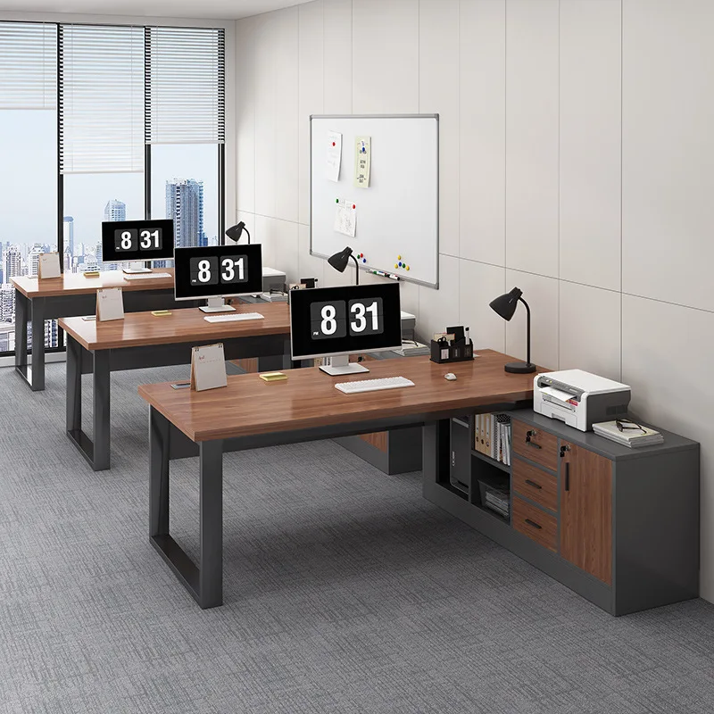 Staff Office Desk Chair Combination Office Desk Staff Desk Boss  Home  Desktop Computer