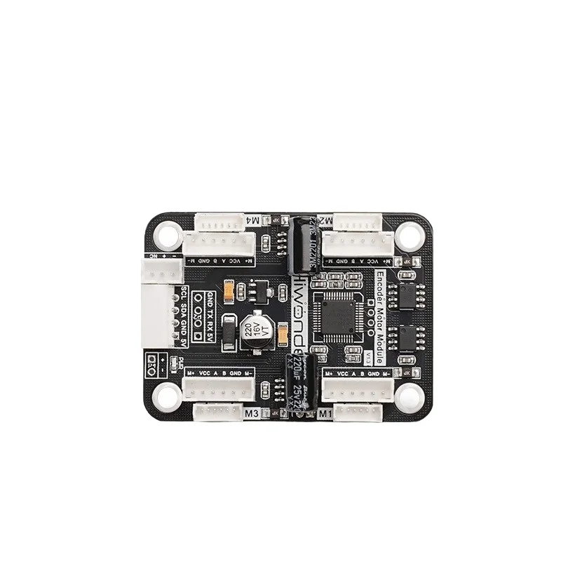 For Four-way Coded Motor Drive Module, Onboard Voltage Regulator Circuit Motor Control Intelligent Trolley