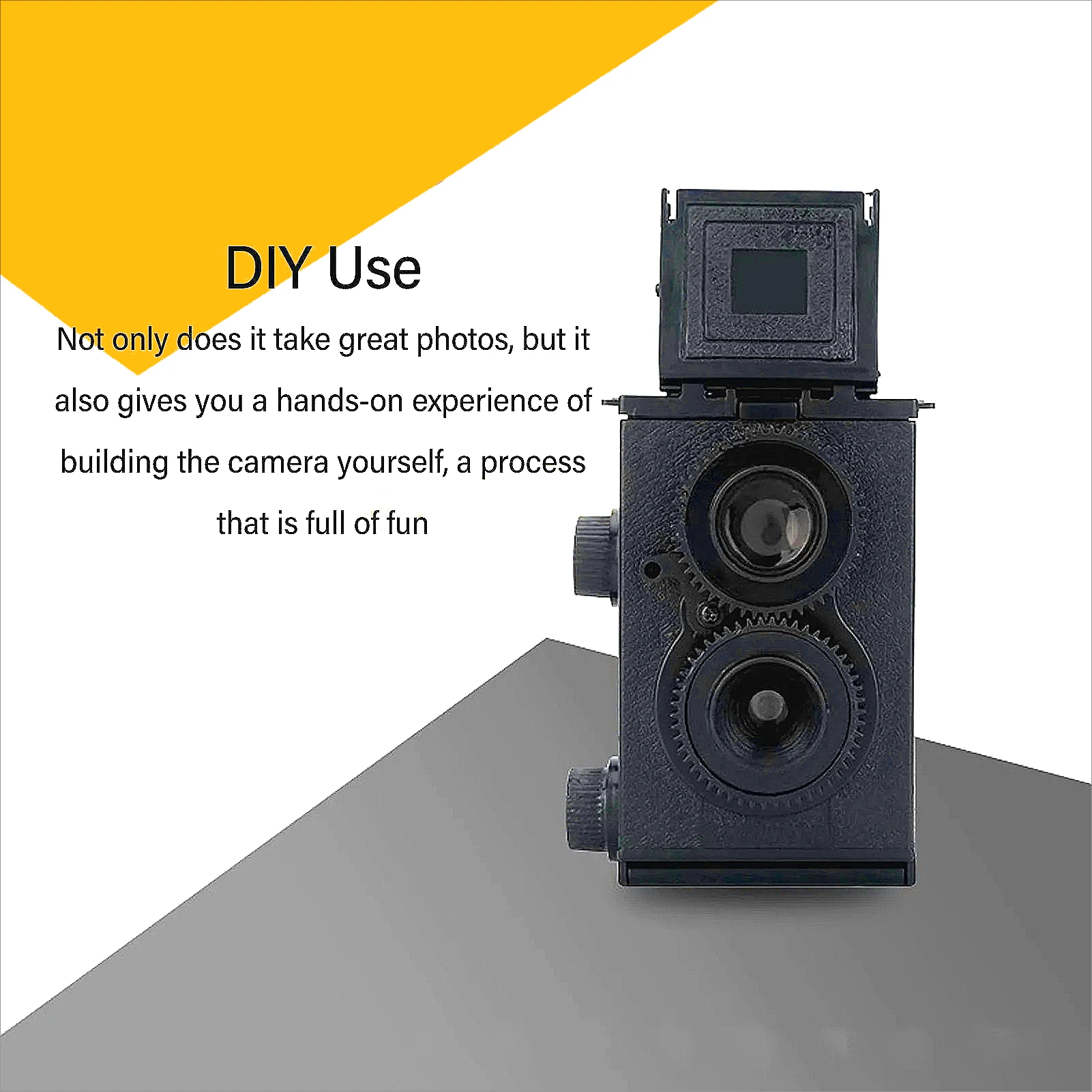 

35 мм двойной объектив TLR пленочная камера DIY классическая ретро двойной рефлекс 135 пленочная совместимая классическая пленочная камера для фотографии