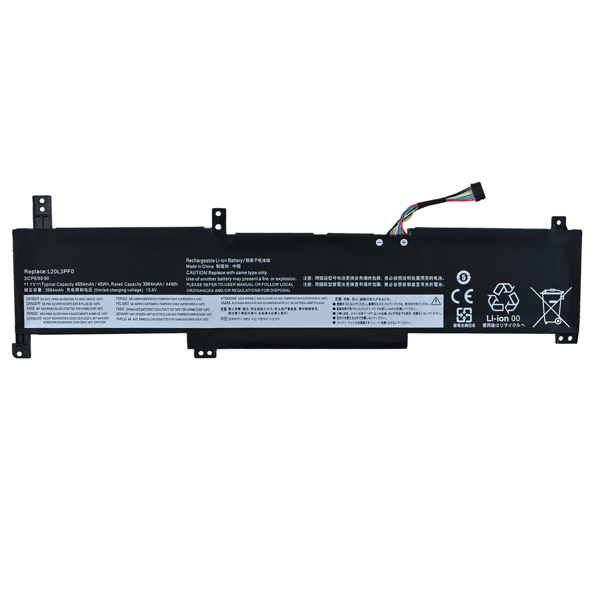 L20L2PF0 L20M2PF0 L20C2PF0 L20B2PF0 L20L3PF0 L20C3PF0 Laptop battery For Lenovo IdeaPad 3-14ALC6 Gen 6 V14 V15 V17 G2 ITL