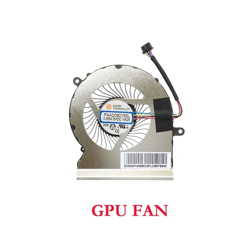 Laptop CPU GPU Cooling Fan for MSI GL65 GE65 GP65 WE65 Raider PABD07012SH 1.0A 5VDC N425 PAAD06015SL 0.55A 5VDC N426