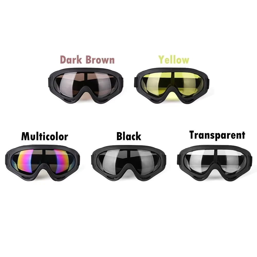 DIZETION, 1 unidad, gafas de esquí a prueba de viento para invierno, gafas para deportes al aire libre, gafas de esquí a prueba de polvo, gafas de sol con montura de lente