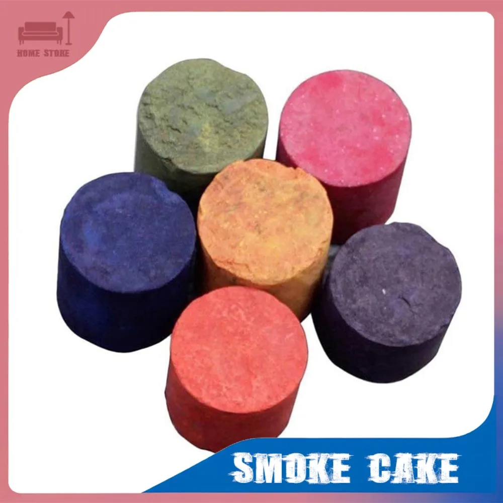 

Multiple Pieces Colorful Smoke Cakes Magic Stage Effect Amusing Party Decor Smoke Pills Portable Photography Halloween Props