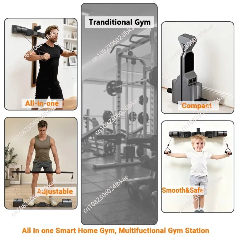 Multi-functional smart cable machine, perfect for daily training and fitness workouts at home