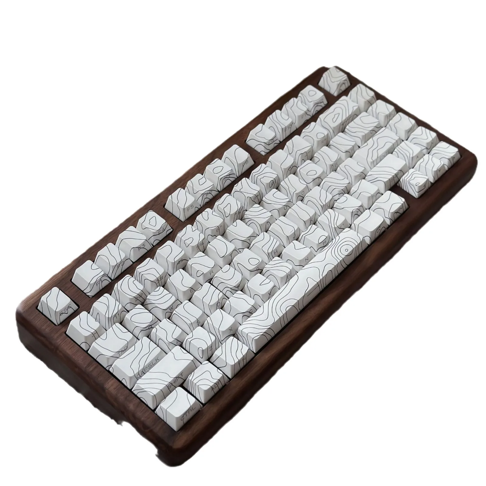 Corrugated side engraving mechanical customized keycap XDA sublimation PBT material original feel magnetic axis DIY personalized