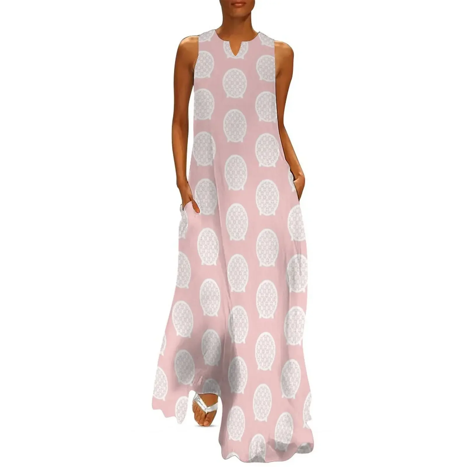 

Classic Epcot Millennial Pink Long Dress luxury dresses wedding guest dress 2025 Women's summer long dress