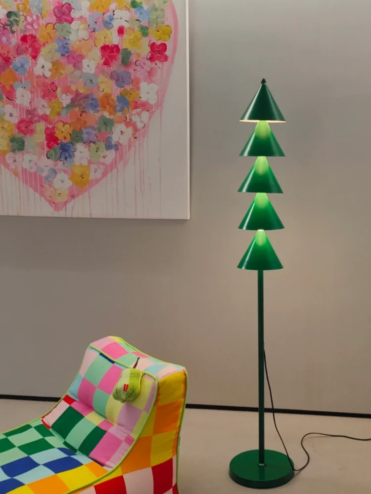 Christmas Tree Floor Lamp Atmosphere Lamp Living Room Sofa Decorative Stand Light Simple Bedroom Bedlight LED Creative Desk Lamp