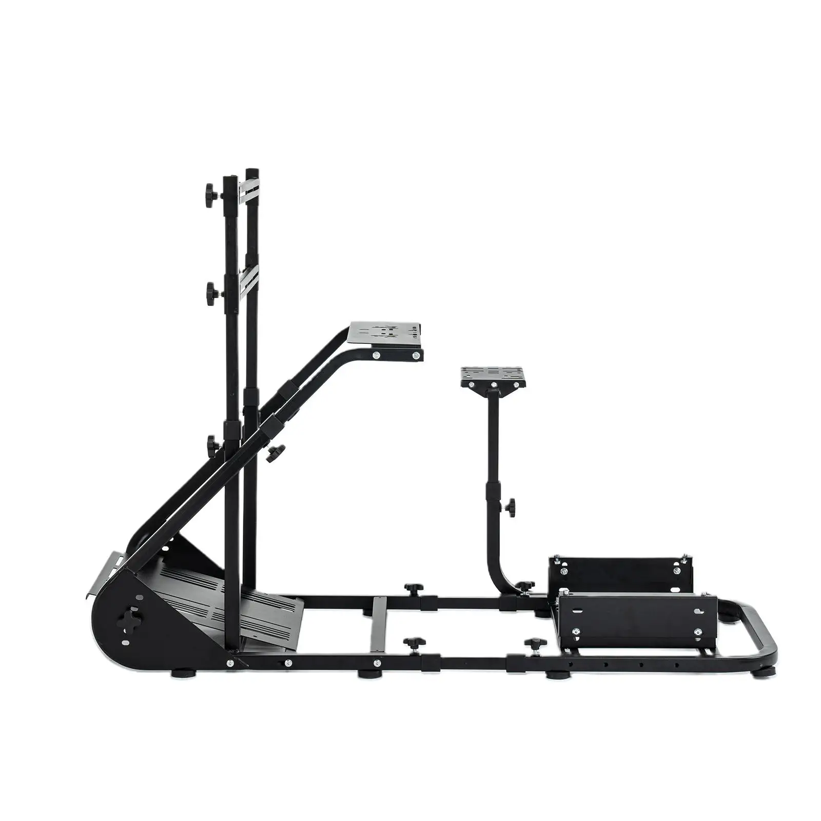 Stable Racing Wheel Cockpit Powder-Coated Steel Frame Compatible with Fanatec, Thrustmaster and More view 4
