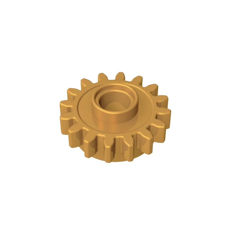 Gobricks 10 sztuk 6542 Technic Gear cegły 16 zębów z częściami sprzęgło zębate kompatybilny MOC klocki do budowy edukacja kreatywna zabawka