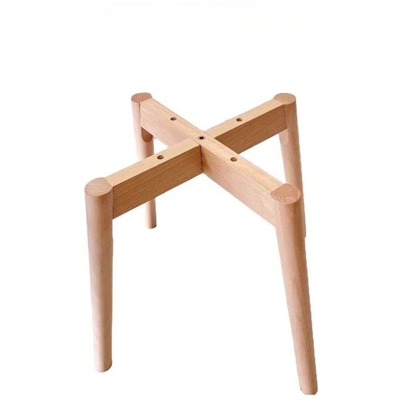 Beech Wood Furniture Legs Replacement Wood Chair Legs Base Round Tapered Table Legs Woodworking Heavy Duty Support Feet