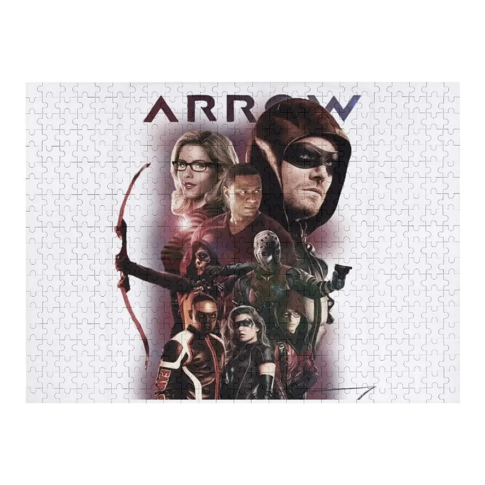 

arrow season 6 Jigsaw Puzzle Custom Jigsaw Wood Photo Personalized Jigsaw Pieces Adults Puzzle