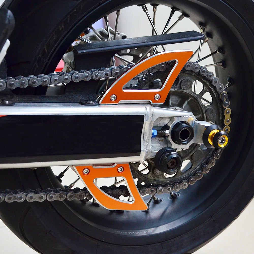 

For KTM 950 990 Adventure 2000-2016 2015 2014 2013 2012 2011 Motorcycle Rear Chain Guide Guard Slider Sprocket Cover Case Saver