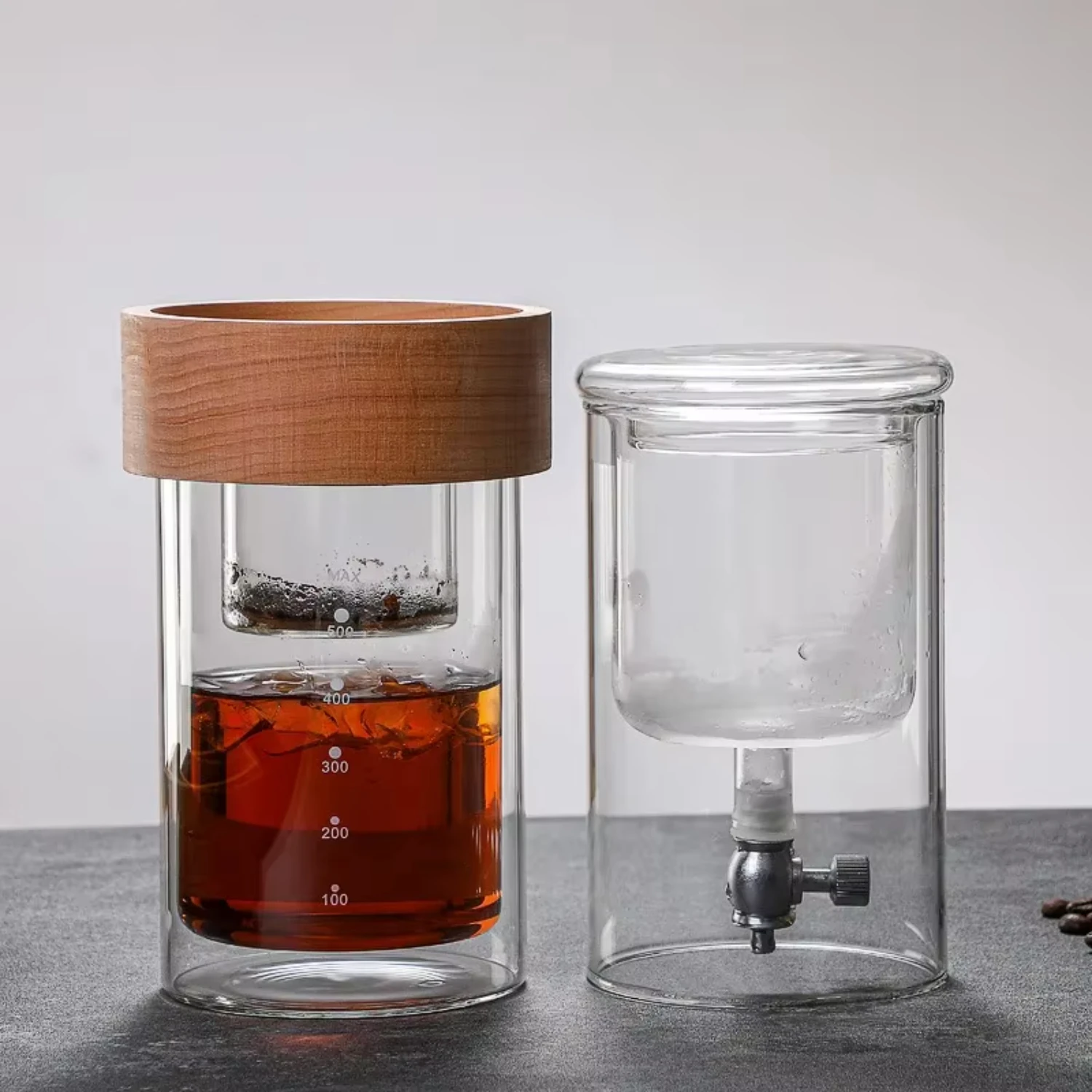 Glass Cold Brew Coffee Machines Distilled Coffee Set Cooking Maker Tea Tools Makers Machine Brewer Accessories Drip Ice Ball