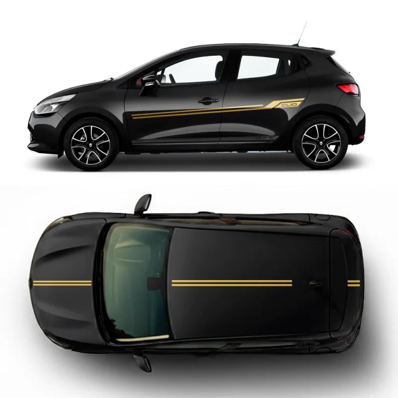 

Car Vinyl Stickers For Renault Clio body Appearance modification customizeddecals Racing Sport decals