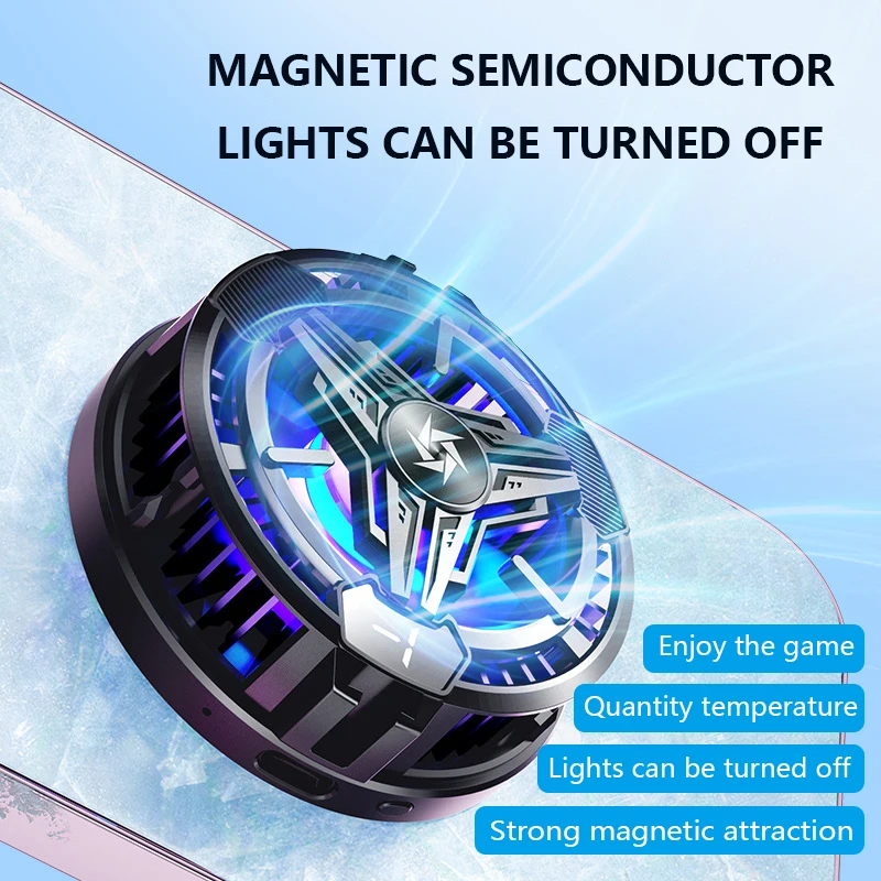 

Новый Магнитный радиатор с цифровым дисплеем, тихий охлаждающий вентилятор для Apple, Huawei, Samsung, планшетов