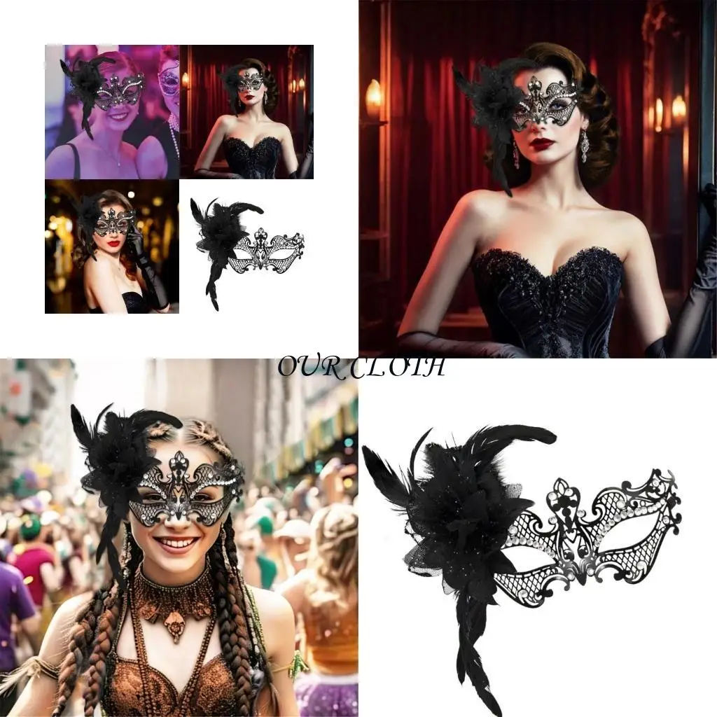 

Rhinestones Venetians Mask Evening Ball Prom Mask Women Lace Mask Party Mask Masquerade Mask Halloween Carnival Party Y1AC