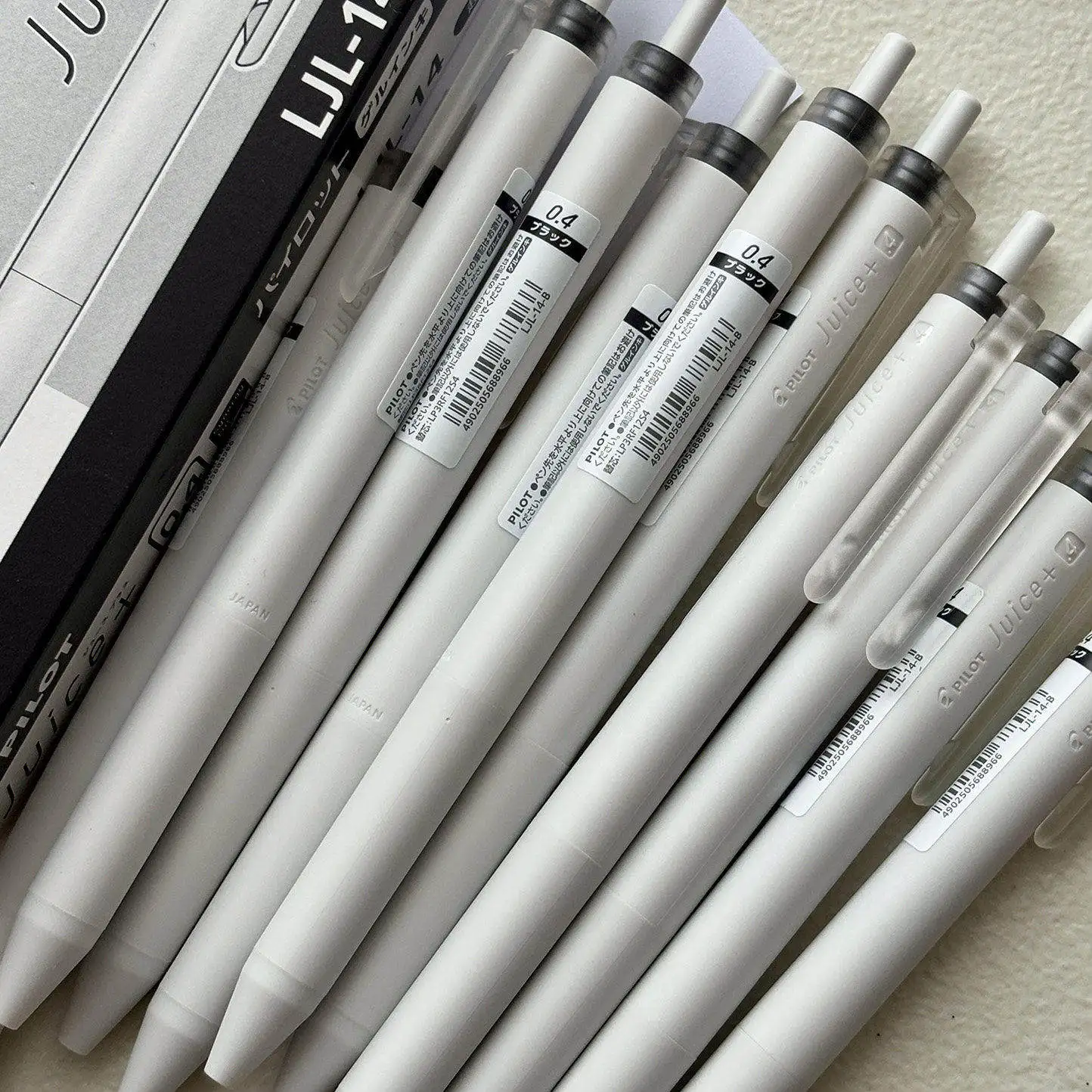 Image of Pilot Juice Up Plus + Gelstift 0,4mm Schwarze Tinte Glatt Schreibender Einziehbarer Gel-Kugelschreiber, Juice Plus, Büro- und Schulbedarf
