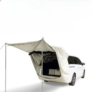 Multifunctional waterproof extension of the anti-squito car tail roof, sall, rear tent, special MPV, outdoor camp, no support poles 10 Main Sales Ceiling Tent - №9