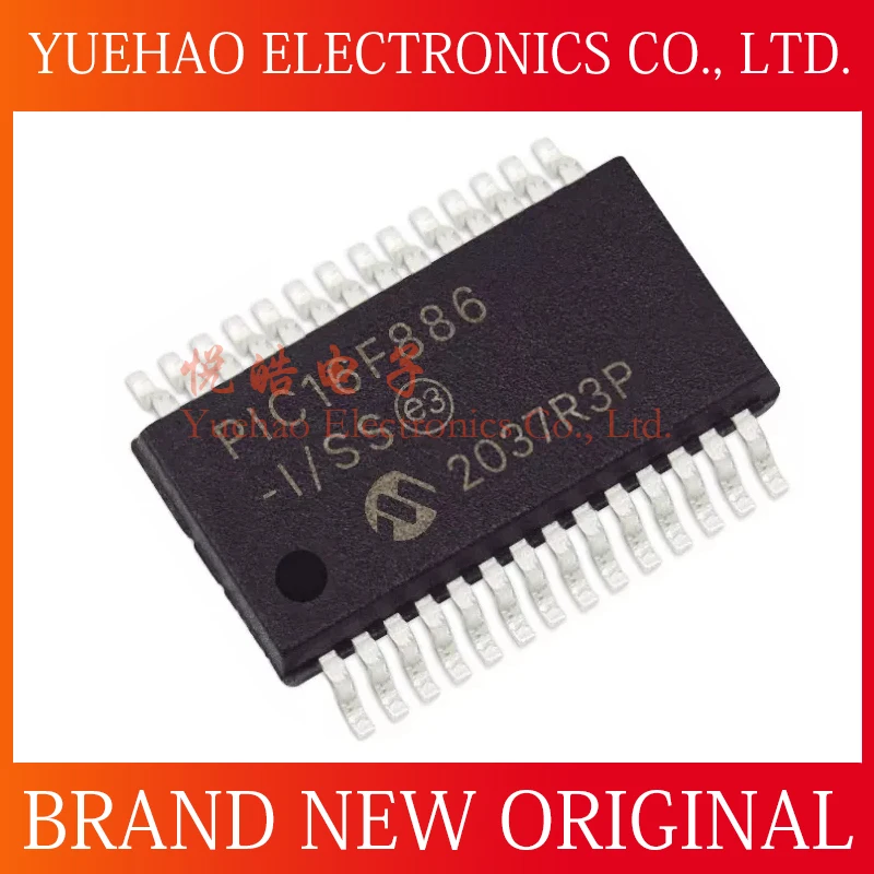 

PIC16F886-I/SS PIC16F886-I PIC16F886 PIC16F PIC16 16F886 16F886-I PIC IC MCU SSOP-28