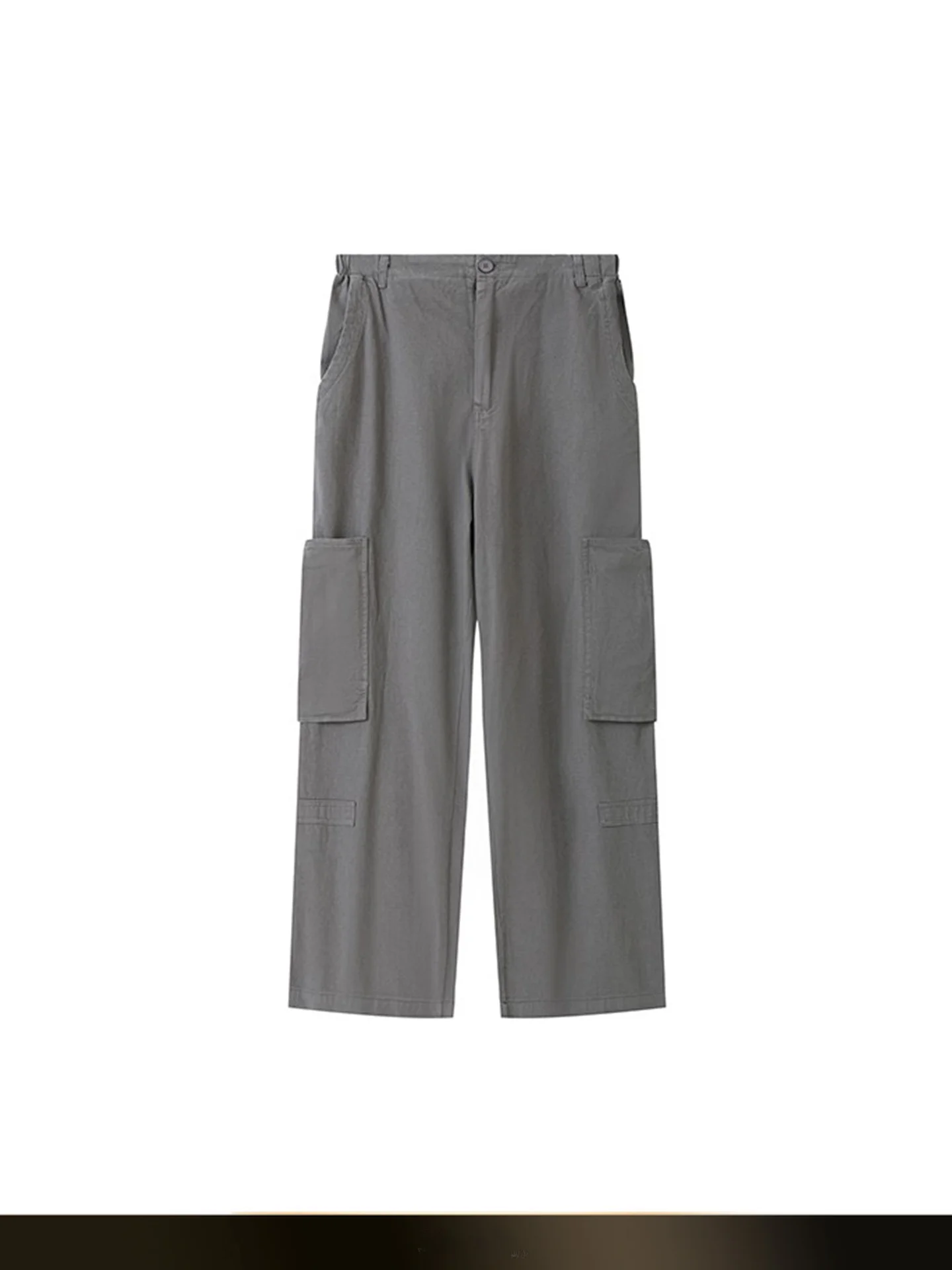 

Мужские брюки в американском ретро-стиле, свободного прямого кроя, для работы, осенние, новые, повседневные, с множеством карманов, широкие, повседневные брюки