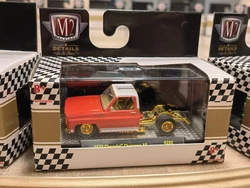 M2 Machines 1/64 1973 cheyenne 10 Racing pickup truck can open front cover alloy collection model