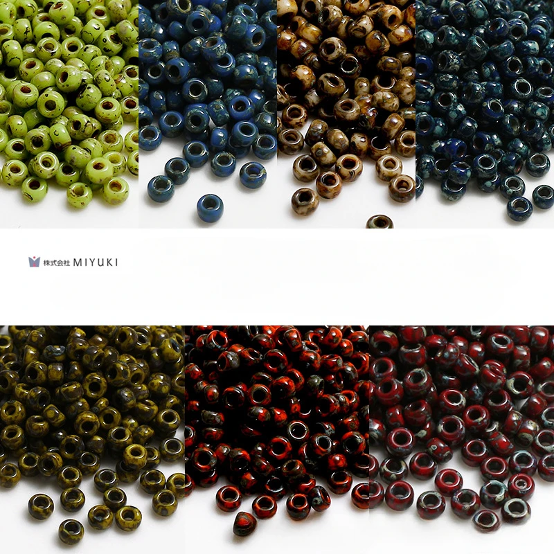 MIYUKI Glass Beads 2/3/4mm Multi-Sized Colorfast for DIY Bracelet Making