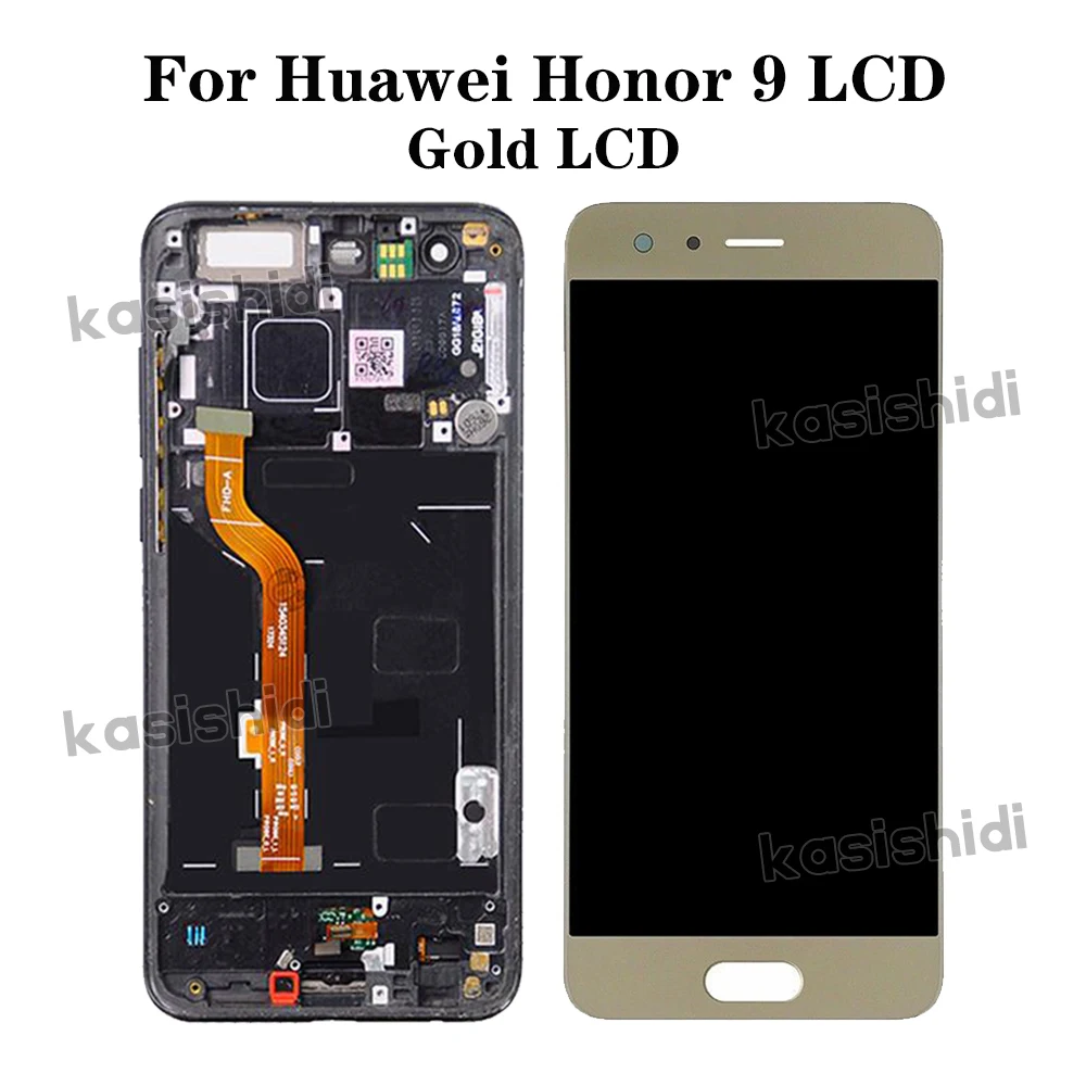 5.15\'\' For Huawei Honor 9 LCD Display Touch Screen Digitizer Assembly For Huawei Honor 9 STF-L09 Display Parts 100% Tested