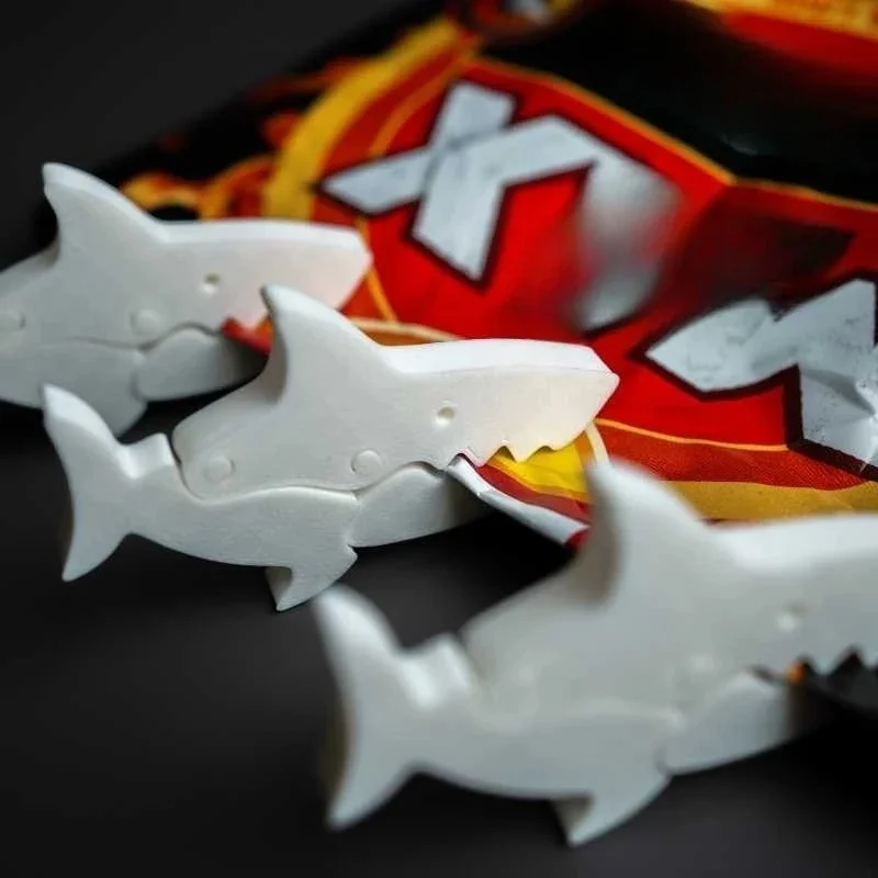 Adorable Shark Form Bag Clamp Flexible Hinge Snack Sealing Clip Portable Food Package Fastener Household Kitchen Gadget