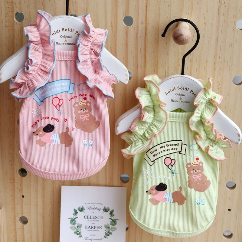 Ropa de verano con capucha para perros y gatos pequeños sudadera - imagen 4