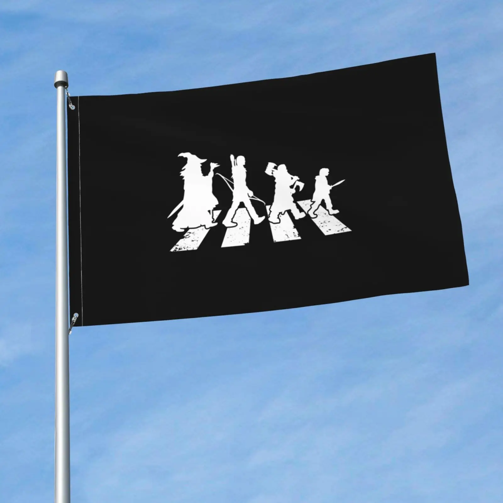 Bnwt Mordor Road Evolution Lord Rings Wizard Flag Banner Flying Promotion High Quality Graphic Printed Birthday Decoration