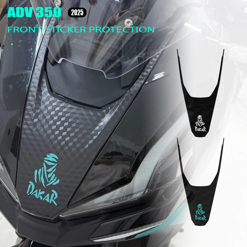 

Наклейка на передний обтекатель головы мотоцикла, защита, аксессуары для скутера, водонепроницаемые декоративные наклейки для ADV350 ADV 350 2024 2025