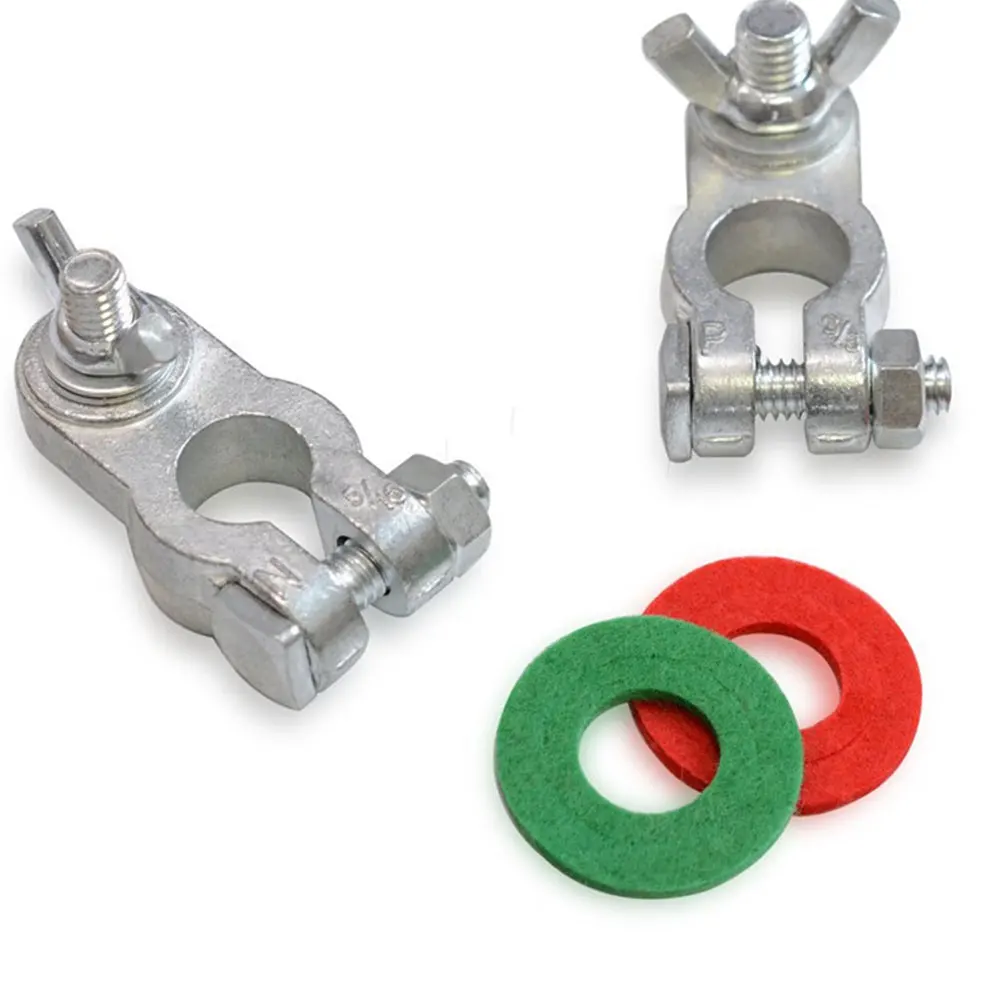

Connector Positive and Negative Adapter Heavy-duty Auto Electrical Connectors Zinc Alloy Car Wiring Vehicle Terminals