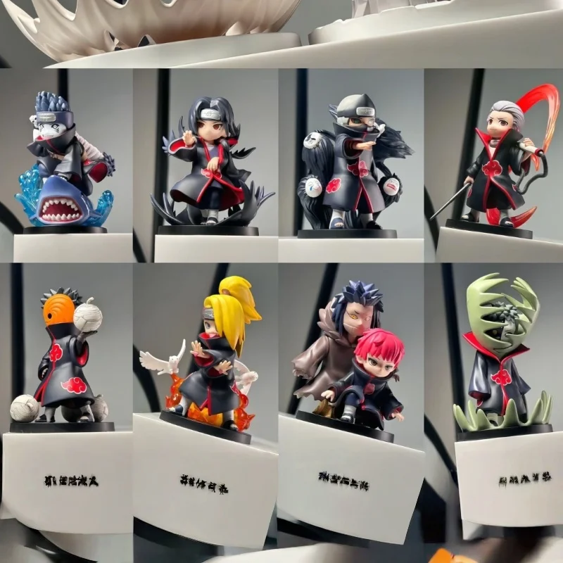 

В наличии GONG Naruto Shippuden Chronicles Battle of the Dawn Ручная слепая коробка Игрушка Коллекционный орнамент Модная подарочная серия