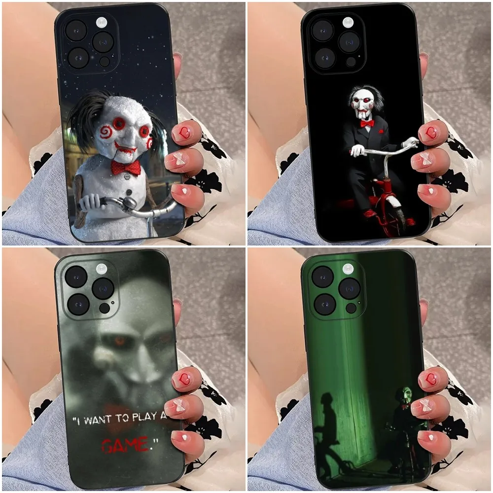 S-SAW B-BillyS-S The Puppet Phone Case For iPhone 16,15,14,13,12,Pro,Max,11,7,8,Plus,XR,XS Max Shockproof Silicone Soft Shell