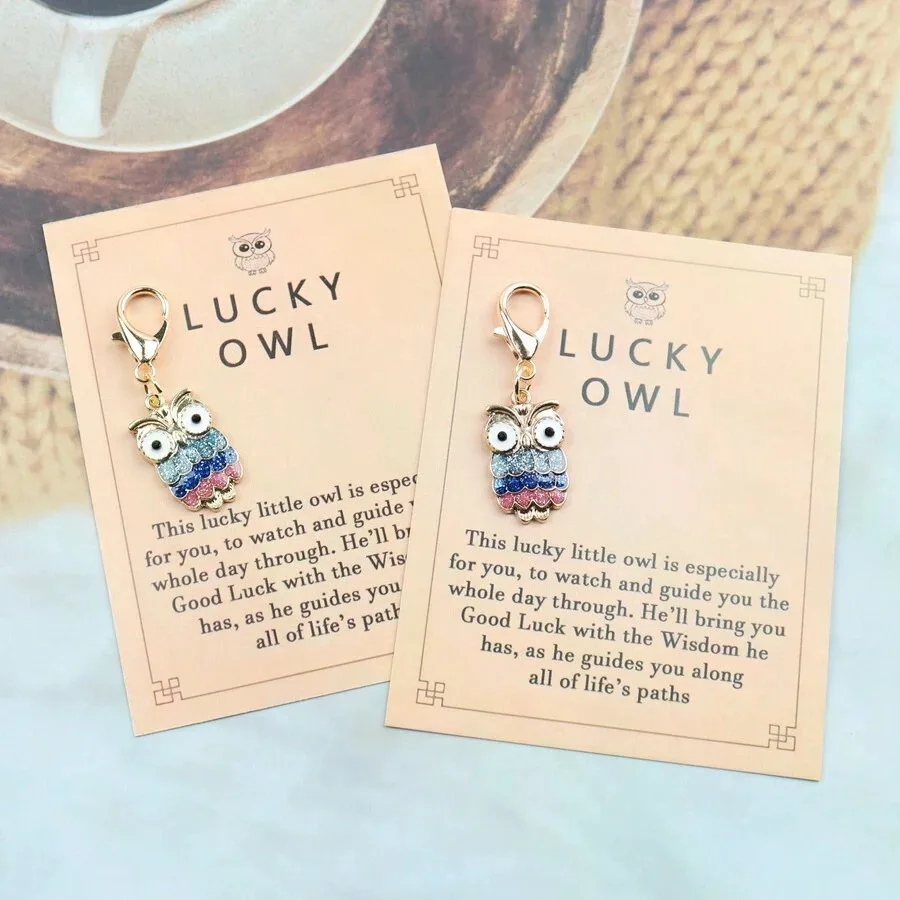 Lucky Owl For Women, Cute Owl Keychain Gifts For Women, Valentine Birthday Gifts For Friends Sisters Women Car Accessories Bag Charm School Cartoon Goth Y2k Gifts For Mother, Father, Graduation, And Teacher